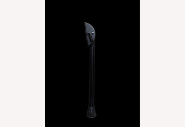 Deurstop zwart lang model 23cm