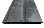 Grenen rabat 18x145mm 300cm zwart geimpregneerd